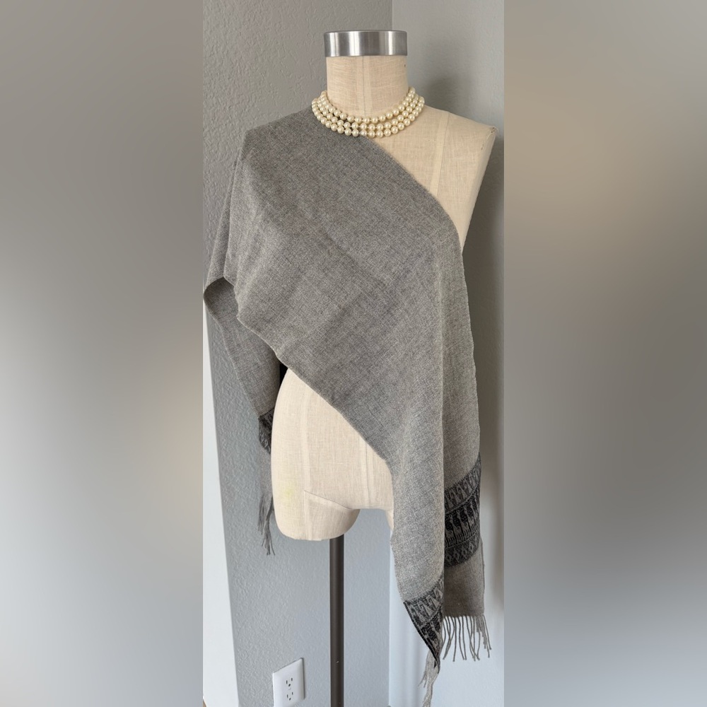 100% Baby Alpaca Peru Scarf 64”x12” - Picture 2 of 8